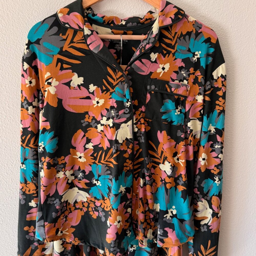 Koolaburra by UGG Jersey Pajama Set Floral Size XS - Picture 5 of 14